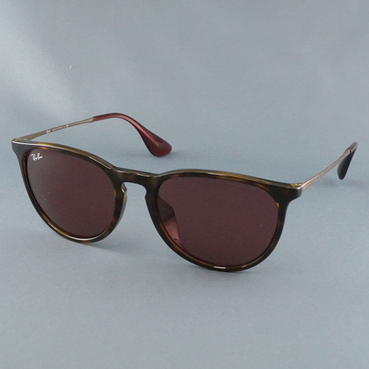 サングラス RayBan ERIKA CLASSIC USED品 RB4171F 6391/75 レイバン エリカ クラシック ブラウン ユニセックス アイウェア 中古 X0247