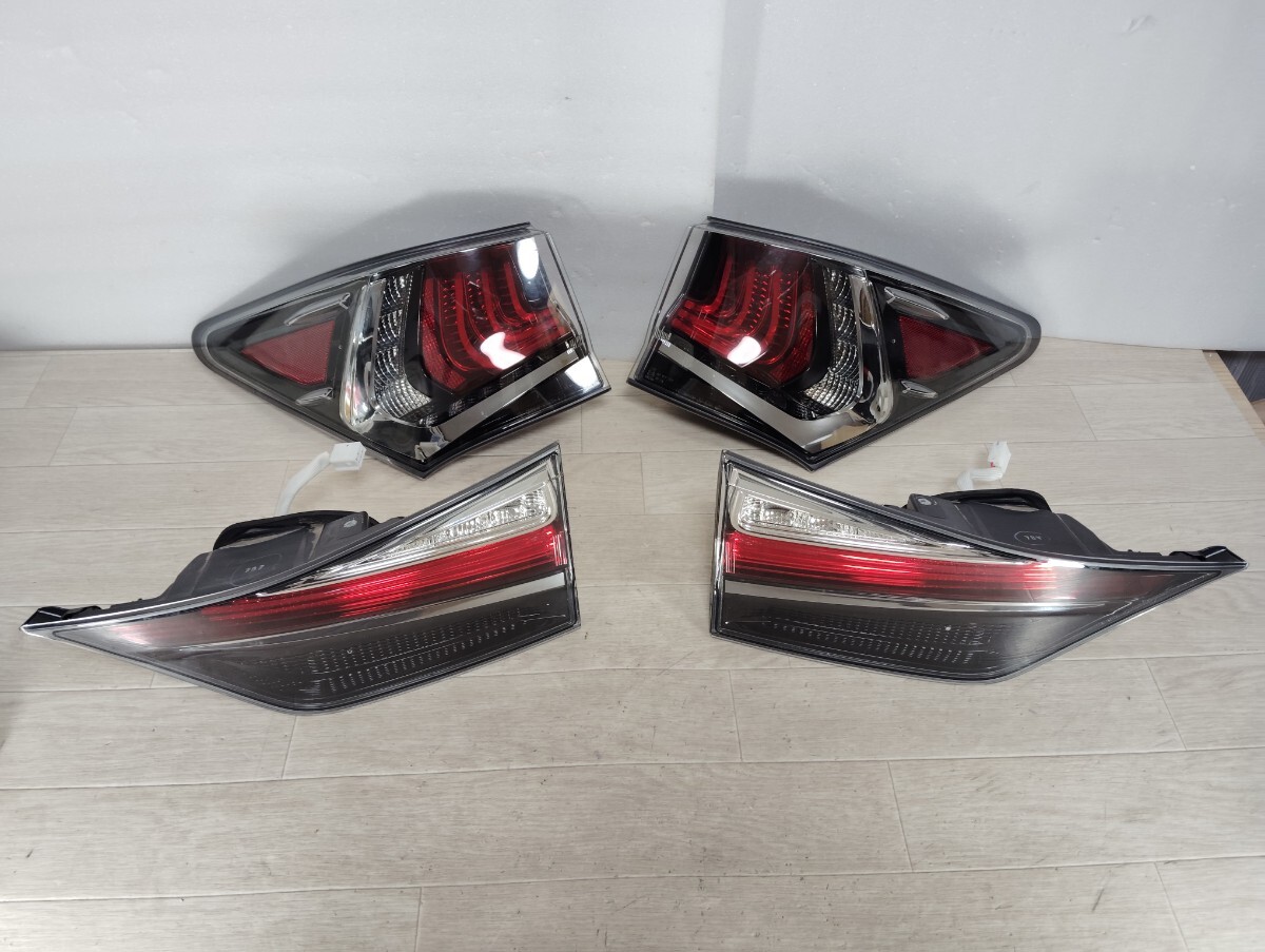 美品点灯◯ レクサス 10系 GS450 GS GWL10 後期 純正 LED テールライト ランプ レンズ Koito 30-435/30-439/30-438 GRL11/GRL12/AWL10