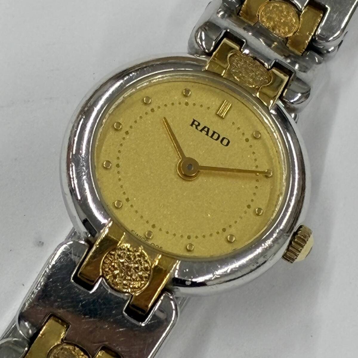 稼動品 ラドー RADO Florence デュアルトーン 153.3569.2 腕時計 レディース クオーツ ウォッチ ファッション #26861⑪
