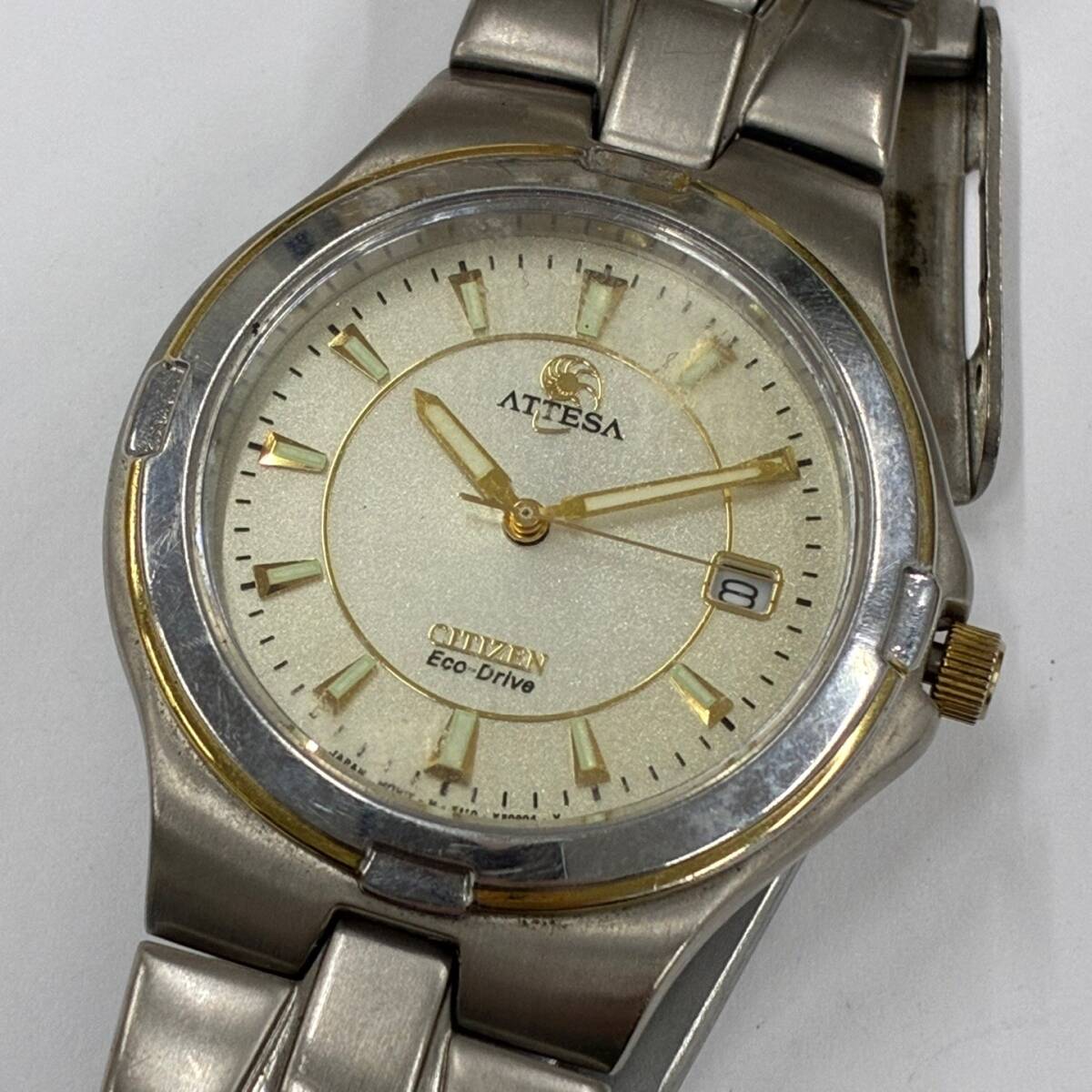 稼動品 シチズン CITIZEN アテッサ ATTESA エコドライブ E110-K16580 CK 腕時計 バックル無し ウォッチ ファッション #52347A⑪