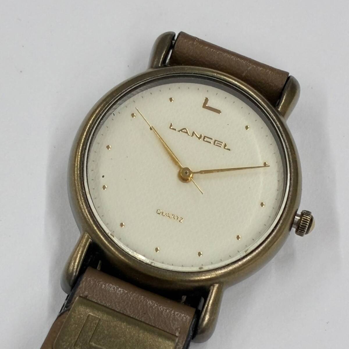 稼動品 シチズン CITIZEN ランセル LANCEL 2931-292723 YO 腕時計 クオーツ ウォッチ 説明書付き #22984⑬