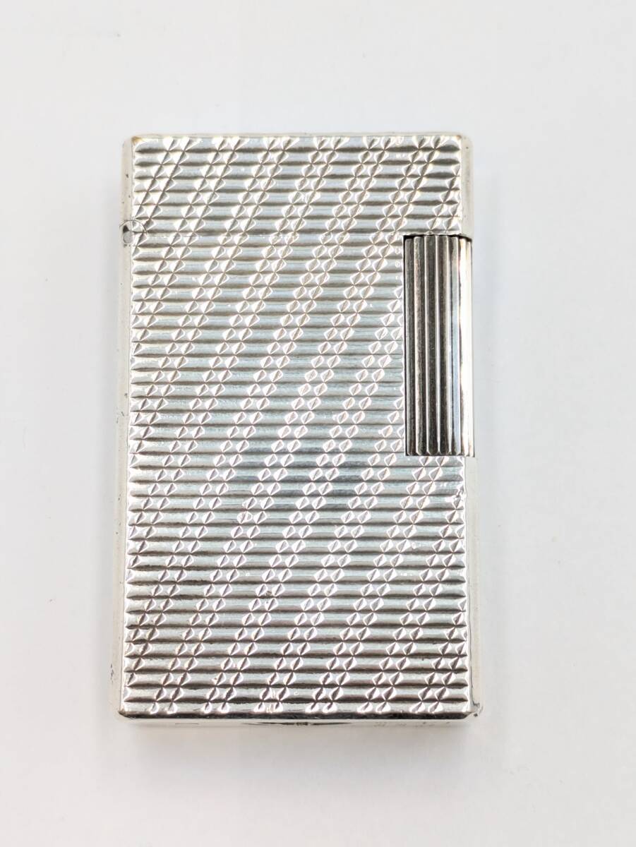 デュポン S.T DuPont ガスライター V5BN84 シルバー 着火未確認 喫煙具 コレクション ジャンク #20022⑤