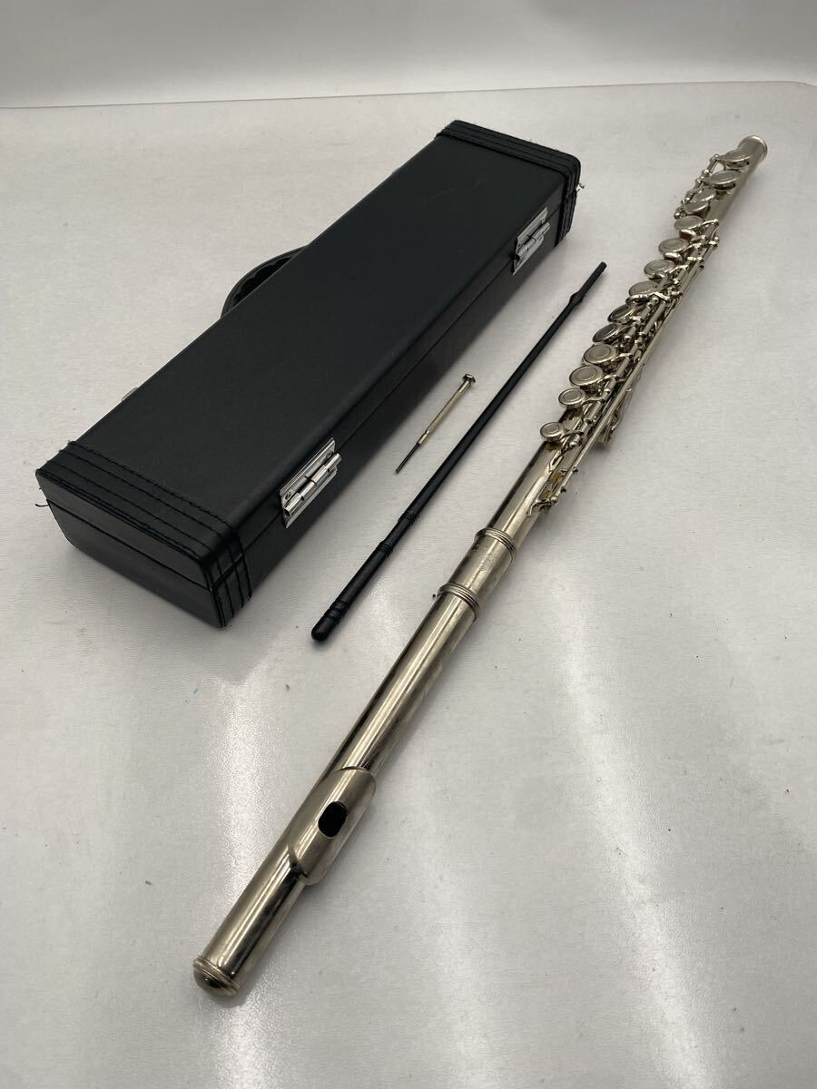 Y【500円スタート】SLADE シルバーメッキ フルート Designed by USA スレイド 初心者 入門用 木管楽器 音楽 ケース付き