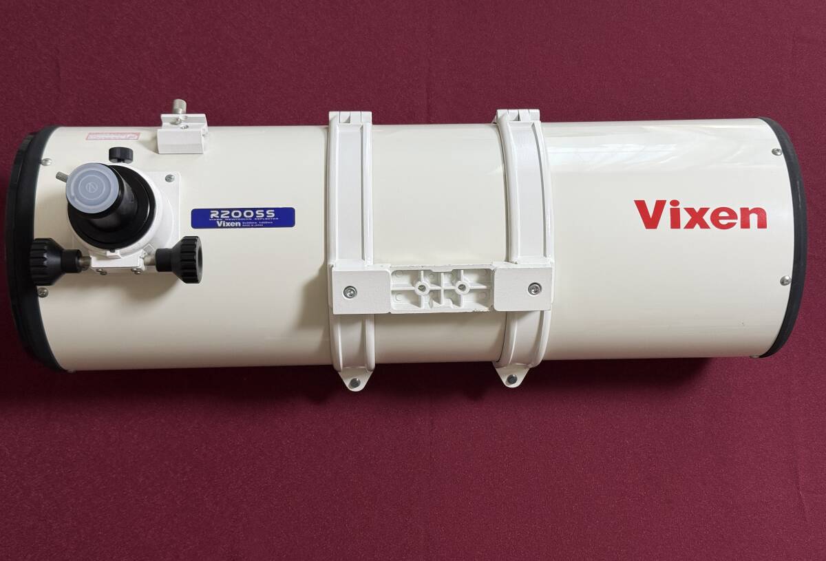 Vixen ビクセン R200SS 200mm F4 ニュートン反射鏡筒 鏡筒バンド アタッチメントプレート WT 付き 天体望遠鏡 1円スタート