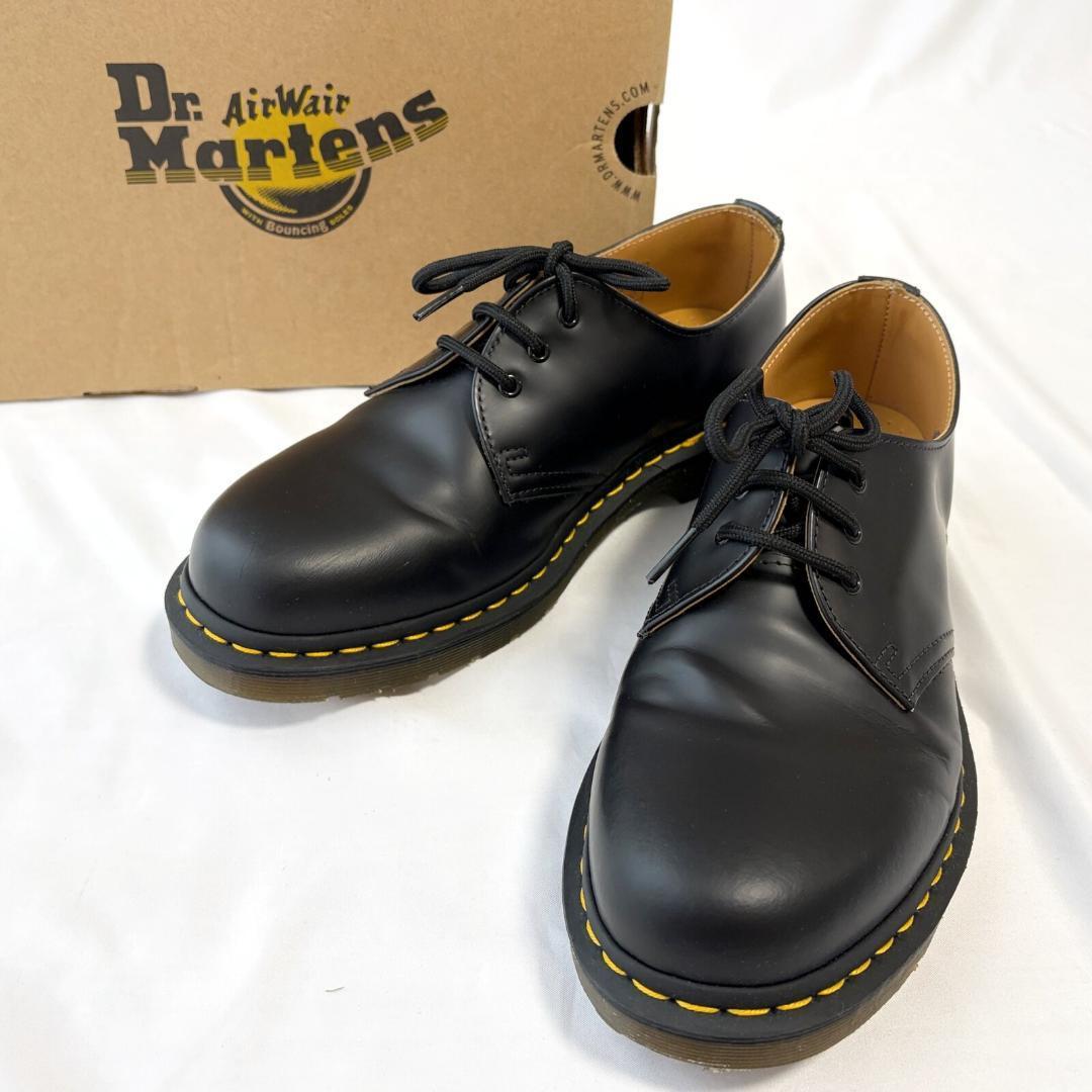 ■1円〜 ＜極美品!!＞■Dr.Martens ドクターマーチン 1461 3ホールシューズ スムースレザー ブラック UK6(25cm程度) 管:2606092