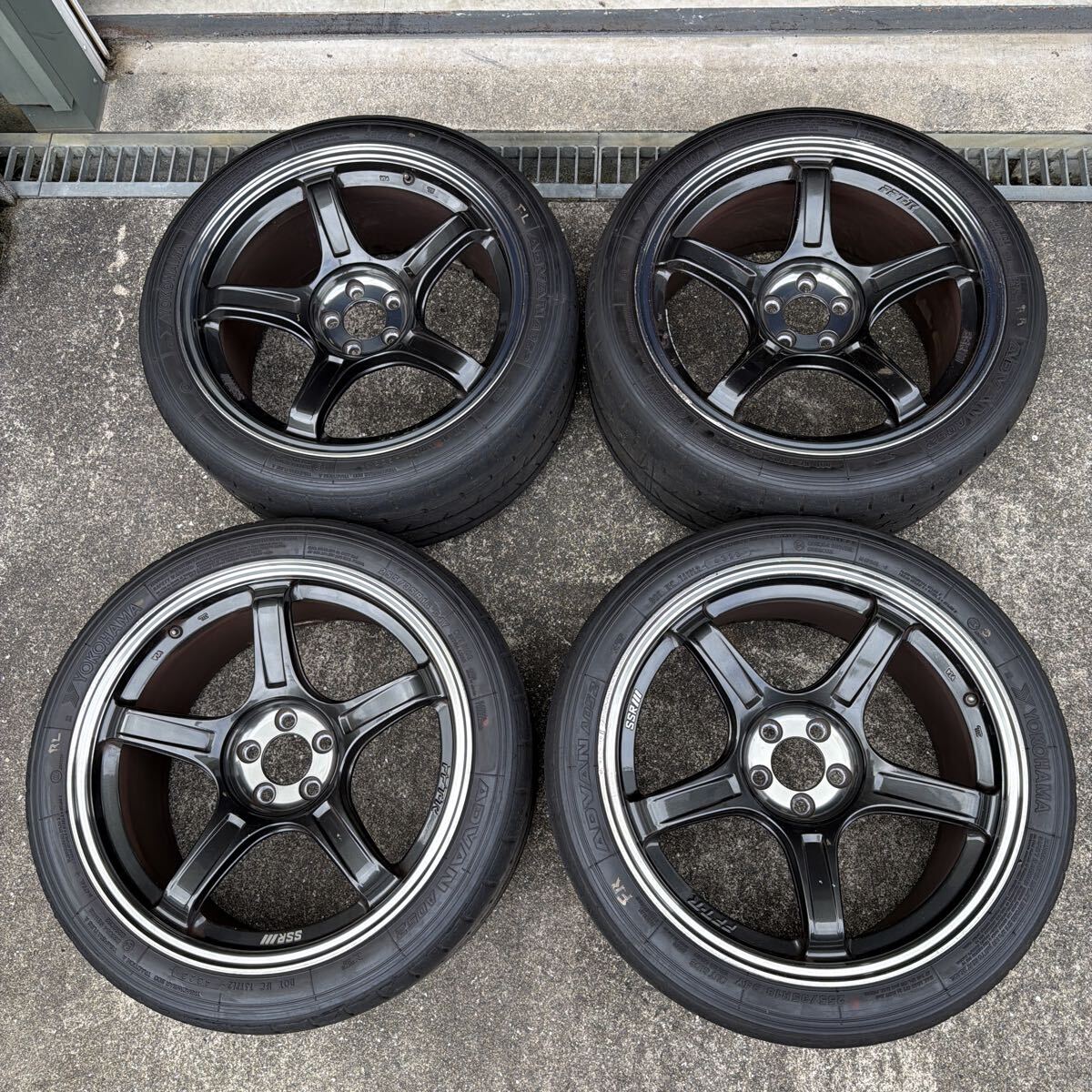 18インチ SSR gtx03 9.5j ag052付き 4本セット86 BRZ GR86 PCD100