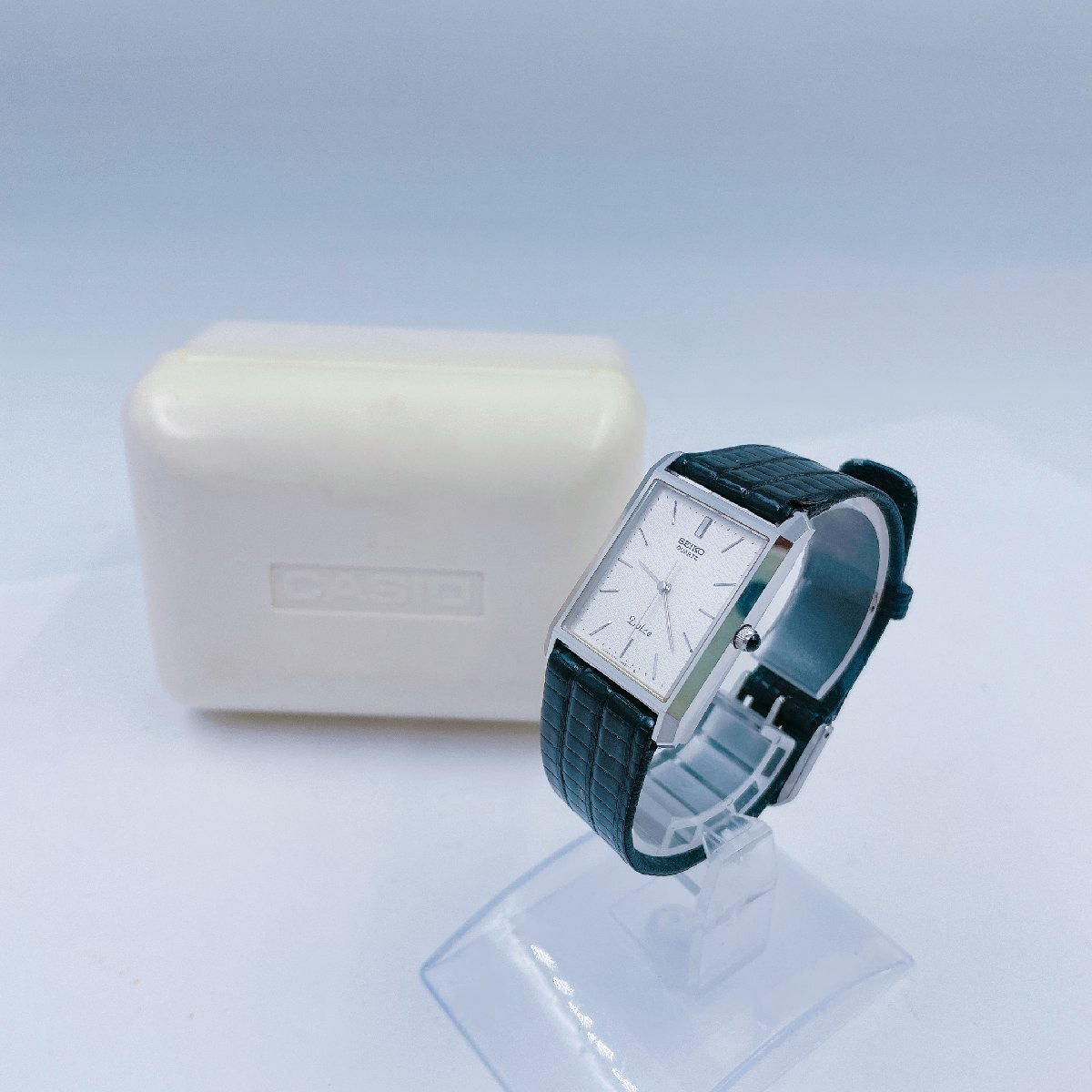 5G040 SEIKO セイコー 腕時計 DULCE 6030-5620 レクタンギュラー ケース付 クォーツ 通電動作未確認