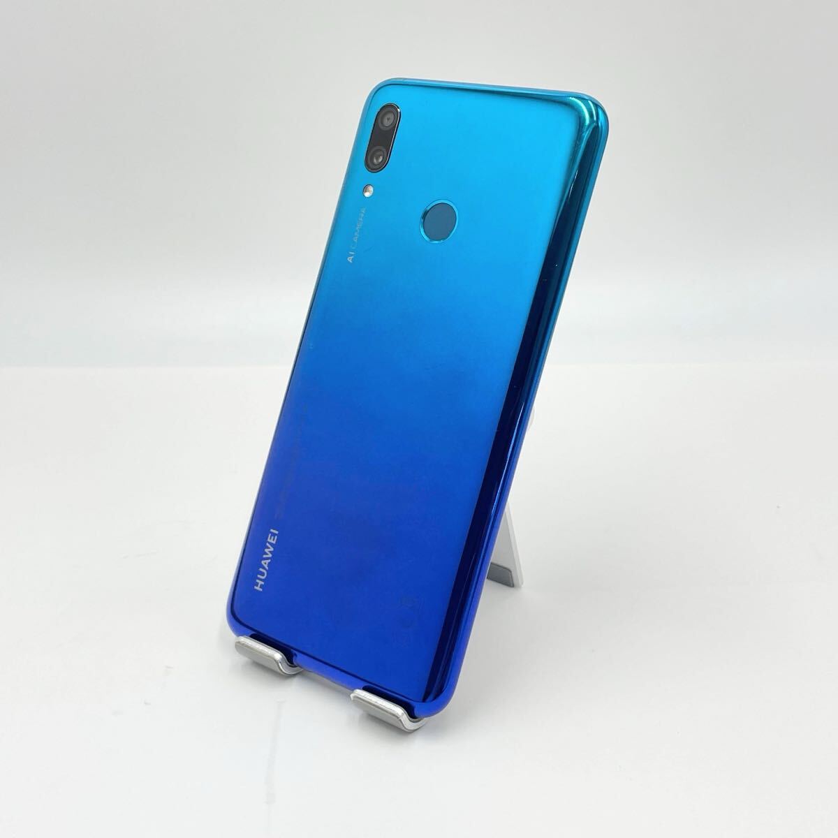 国内版SIMフリー HUAWEI nova lite 3 オーロラブルー POT-LX2J 本体のみ【C7635-C】