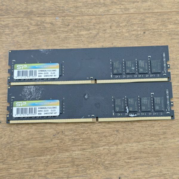 パソコンメモリ DDR4-2133 8GB x 2 合計16GB 4