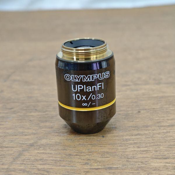 顕微鏡レンズ　OLYMPUS UPlanFi 10x / 0.30 ∞/- ジャンク