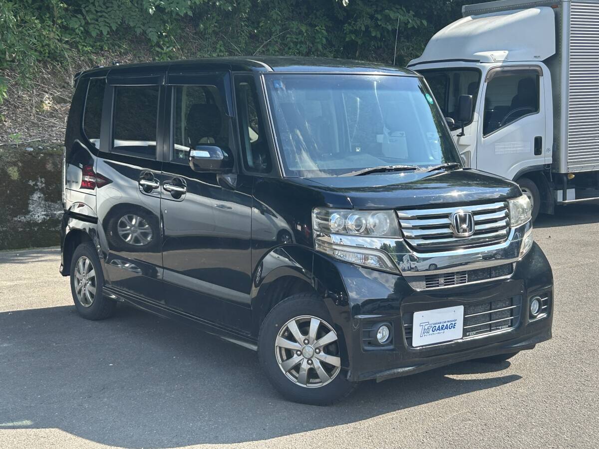 宮城発 H25 ホンダ N-BOX カスタム G JF2 オートマ 4WD スマートキー 一時抹消渡し 売切!!