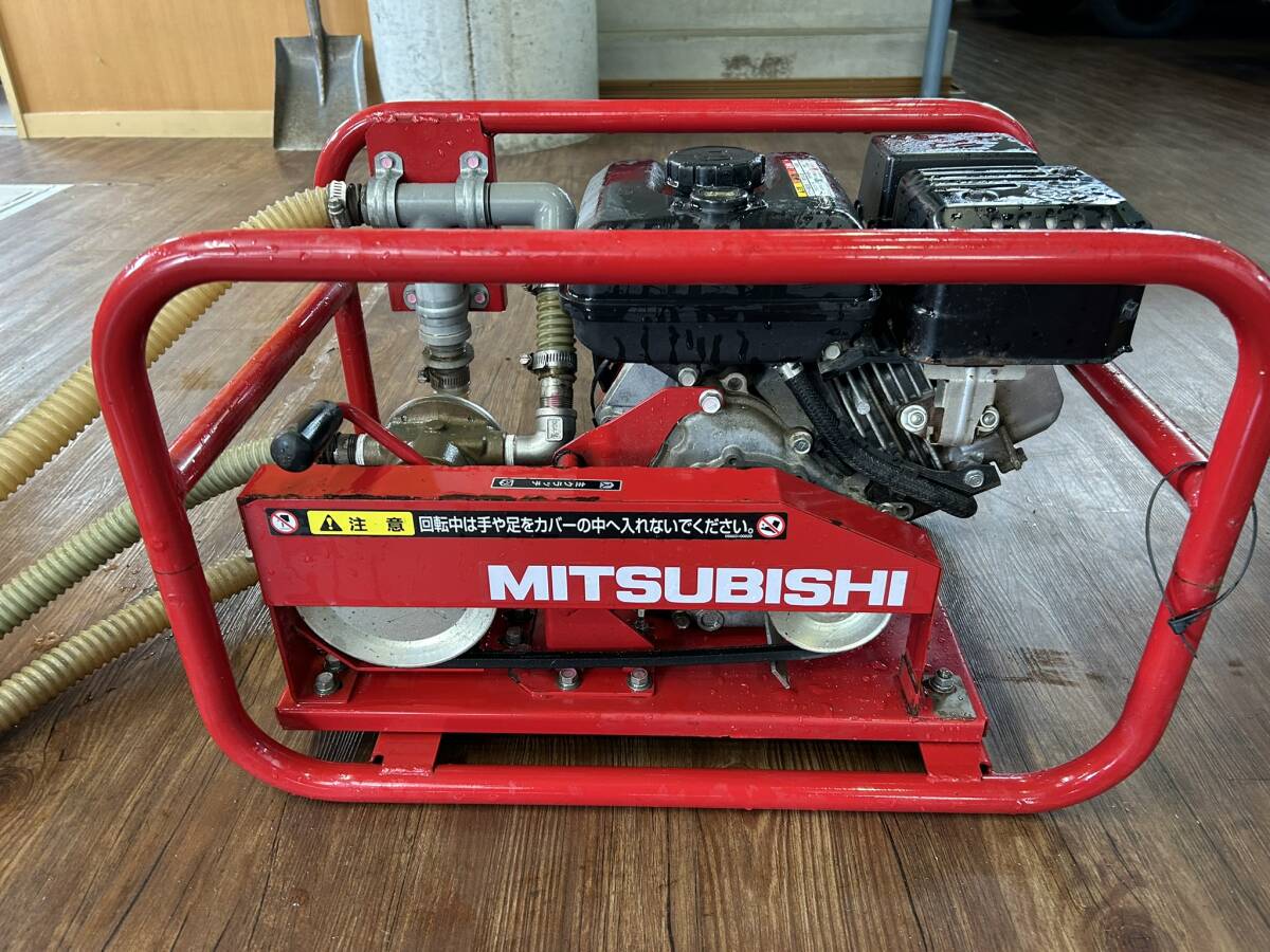 横手発 三菱 エンジンポンプ PC22A 始動確認済 売切!!