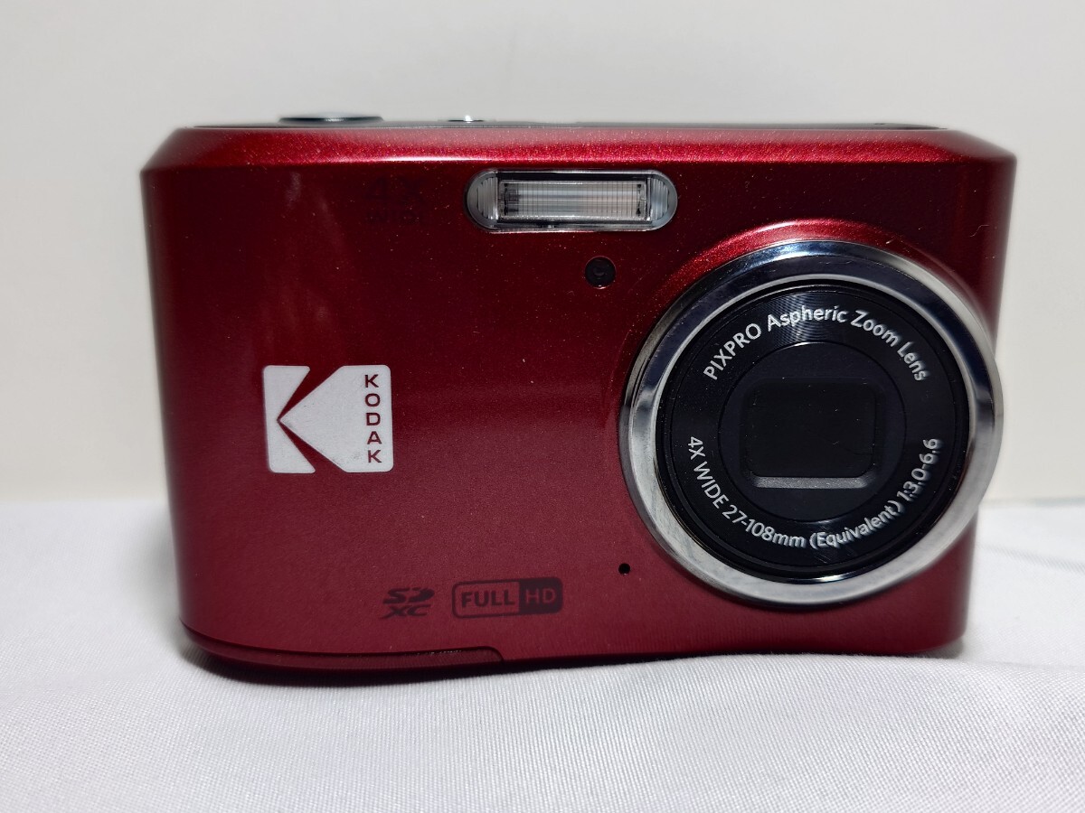 「K67」【Kodak / コダック】PIXPRO FZ45 レッド コンパクトデジタルカメラ