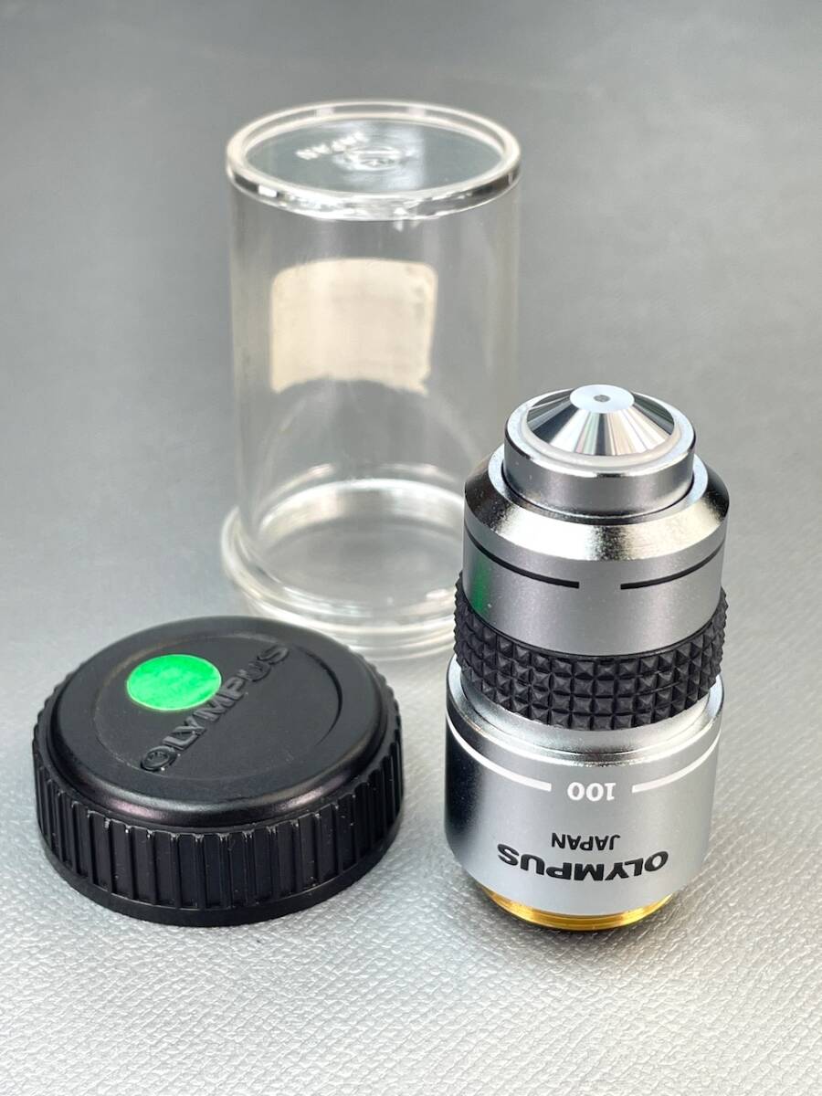 「未使用品」OLYMPUS A100PO オリンパス顕微鏡 対物レンズ 100倍 A100PO 1.30 oil