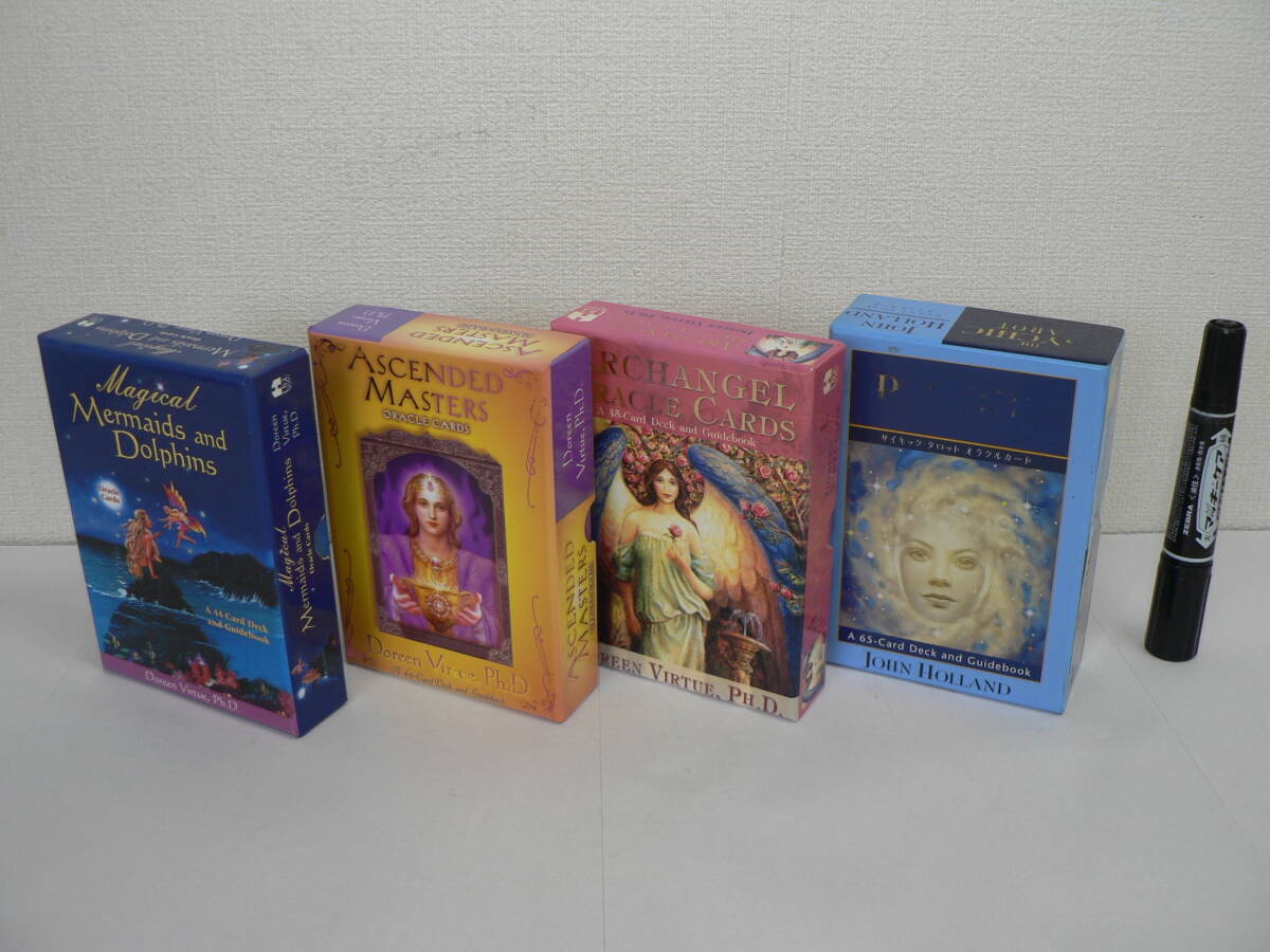日本語版 占術カード 4点セット ライトワークス / Oracle Cards オラクルカード / Doreen Virtue, John Holland