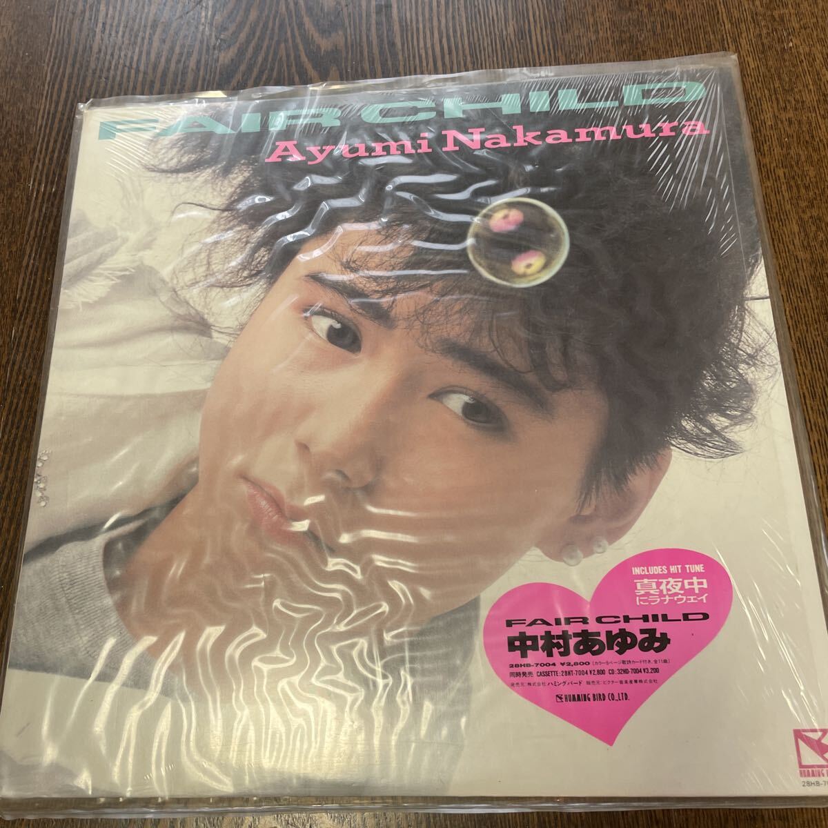 中村あゆみ FAIR CHILD LPレコード 28HB-7004 真夜中にラナウェイ