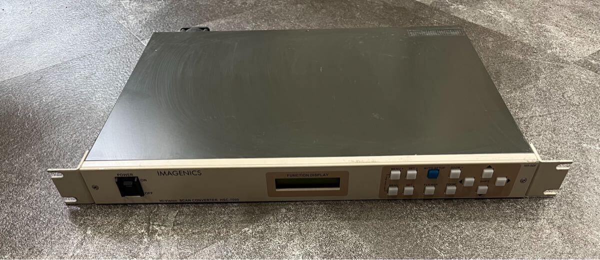 【通電確認済み】IMAGENICS イメージニクス スキャンコンバーター HSC-7000 Hi-Vision SCAN CONVERTER