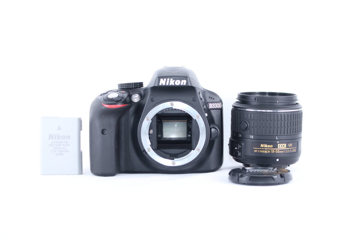 ★超極上★ニコン NIKON D3300 / DX AF-S NIKKOR 18-55mm F3.5-5.6 G II ★完動★#D219