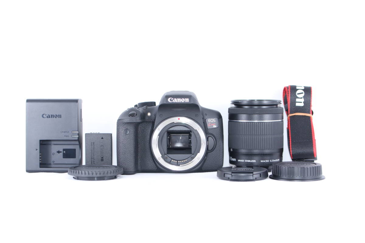 ★超極上★キャノン CANON EOS KiSS X8i / EF-S 18-55mm F3.5-5.6 IS STM ★完動★#Z442