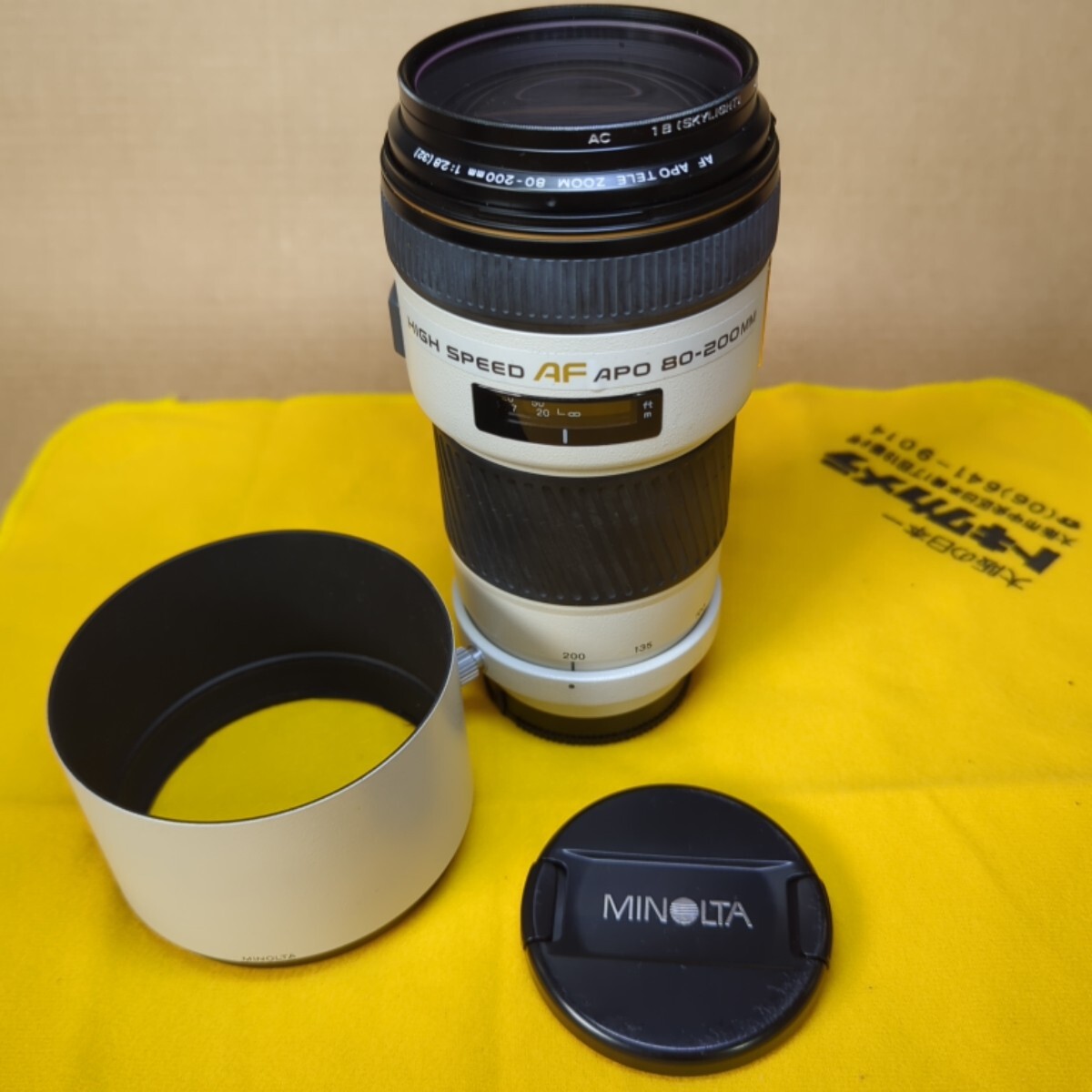 MINOLTA HIGH SPEED ZOOM AF APO TELE 80-200mm 1:2.8 現状品 ミノルタ ズーム レンズ 光学機器 