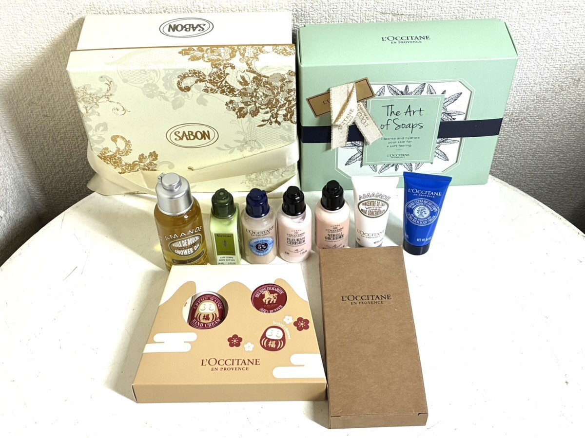 【未使用品】 コスメ 11点セット L'OCCITANE ロクシタン 10点 / SABON サボン 1点 