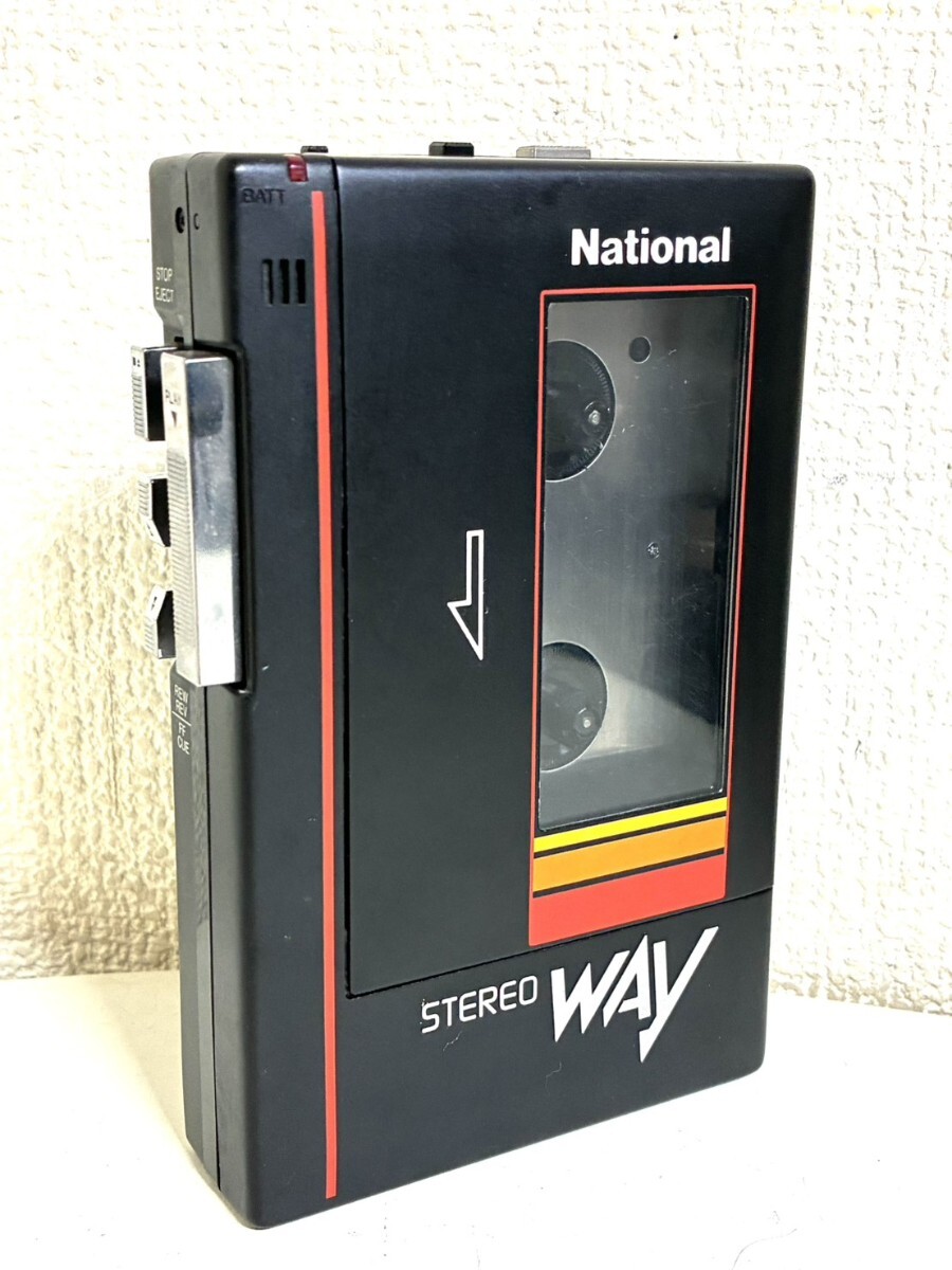 National RQ-J9 ナショナル ポータブル カセットプレーヤー 松下電気 レトロ 