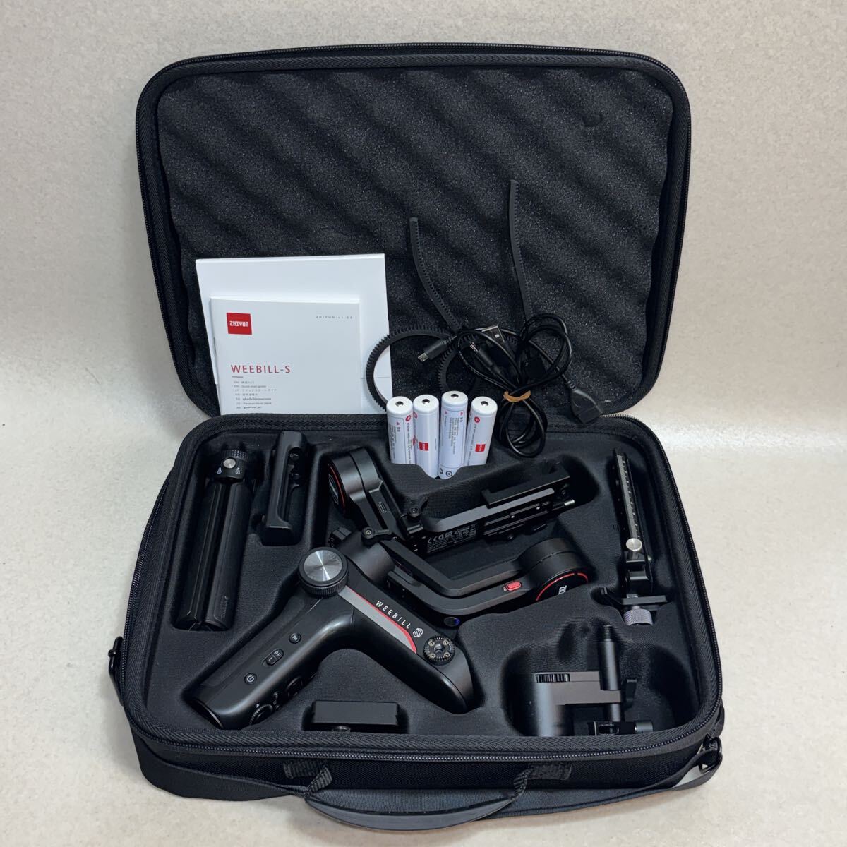 6 - 4 ）中古品★ZHIYUN WEEBILL-S スタビライザー デジタル一眼レフ・ミラーレス専用3軸ジンバル