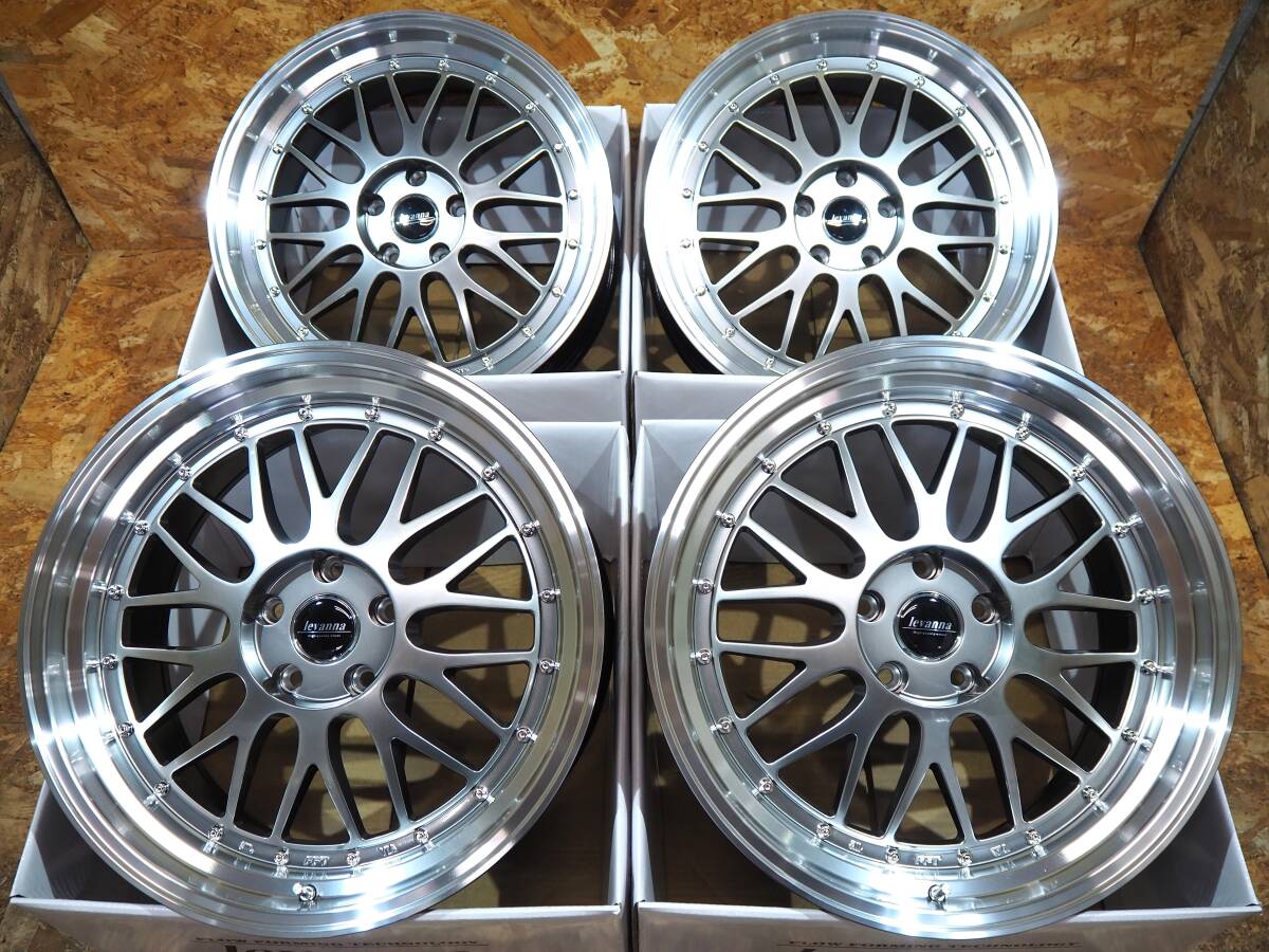 新品☆即納☆高級 深リム メッシ levannaV10-EX FFT 19inc8.5J+42 9.5J+40 5H114.3 新品 245/40R19 SET アルファード ヴェルファイア