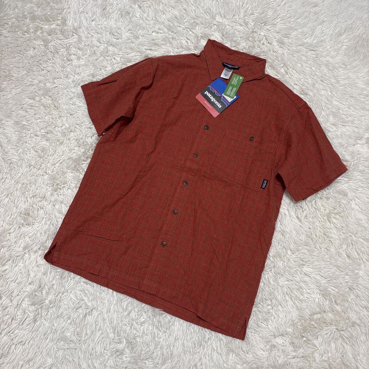 パタゴニア Patagonia ヘンプ　オーガニックコットン　2009年製　53136S9 半袖シャツ S 胸元ポケット有　デッドストック　タグ付き　未使用