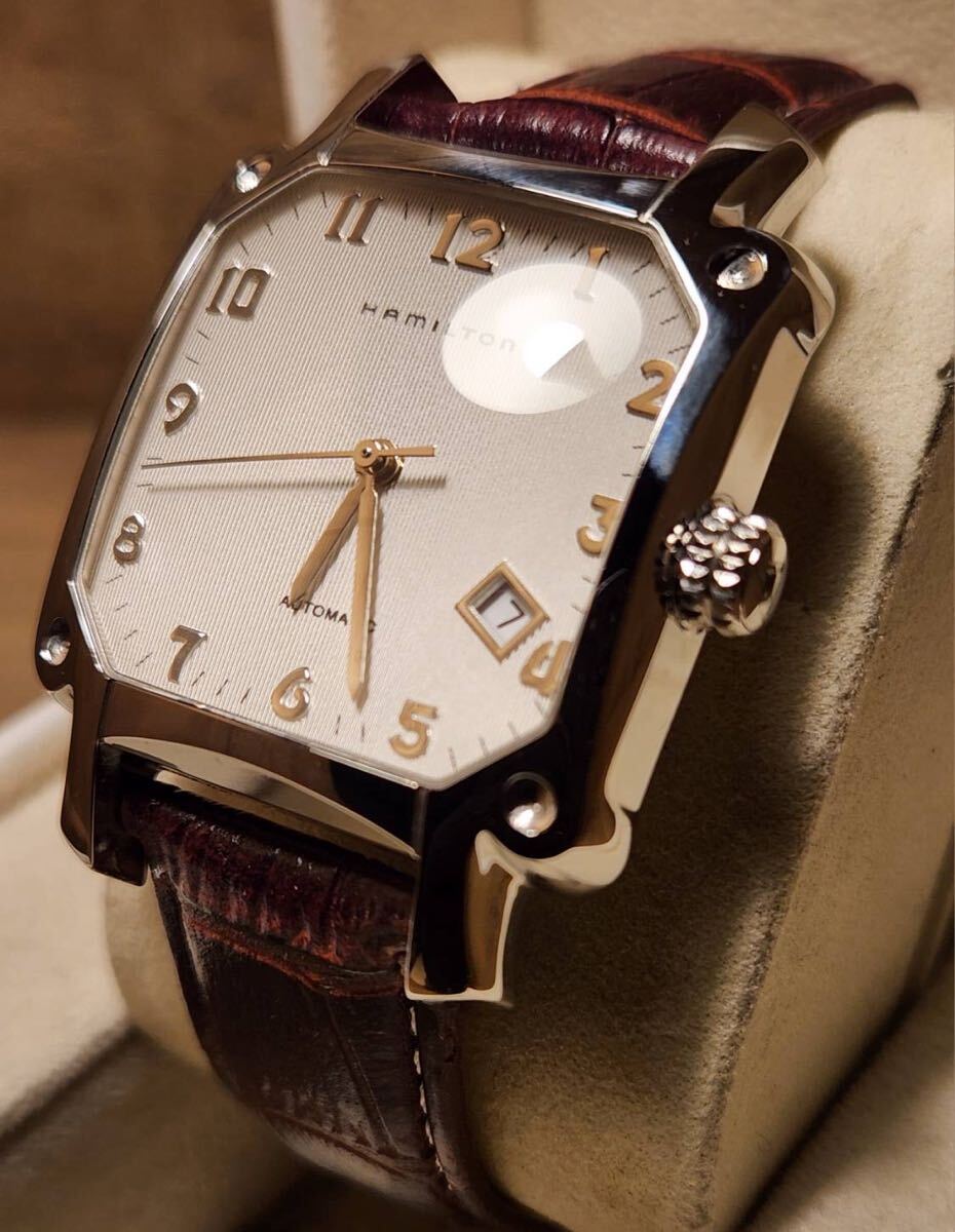 送料込み　HAMILTON Lloyd Auto WHITE ハミルトン　ロイド　自動巻き　腕時計　ジャズマスター　khaki カーキ　jazzmaster