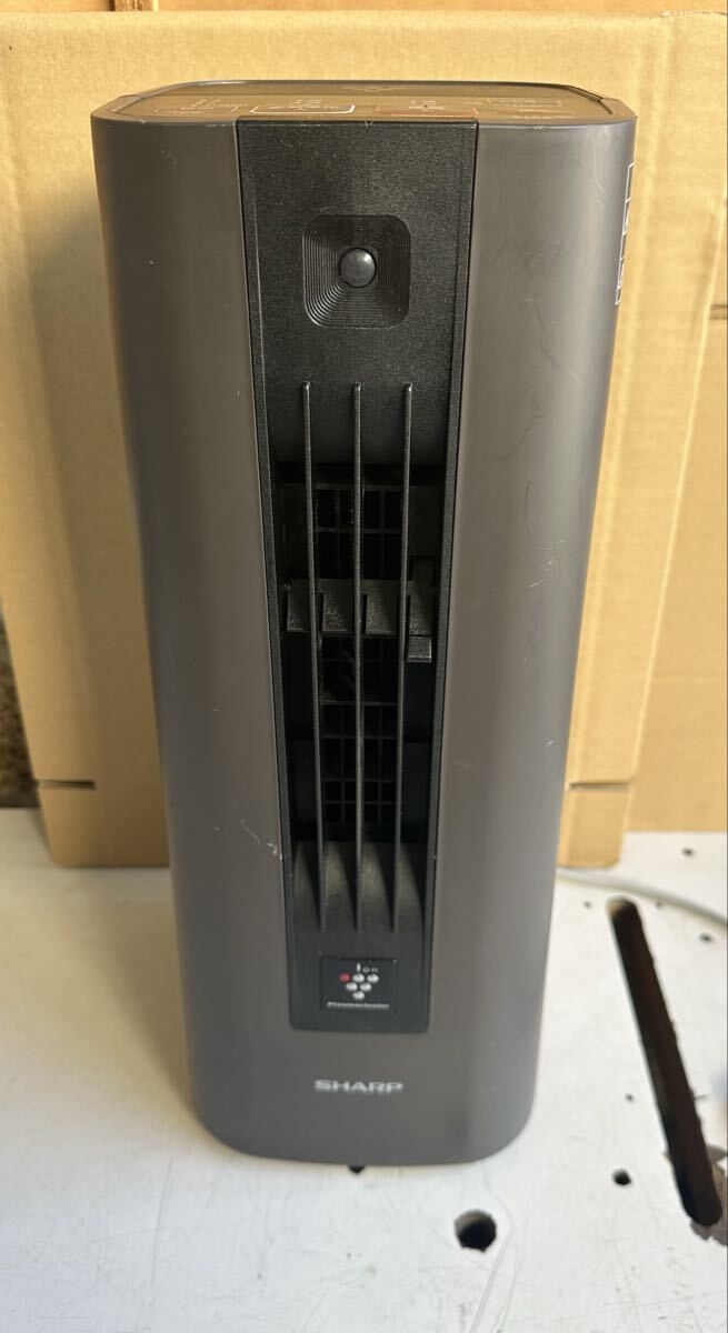 (M)シャープ SHARP プラズマクラスター セラミックファンヒーター HX-SS1-T 24年製 稼働OK 中古品