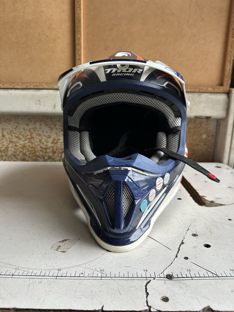 (Z2) THOR RACING ソアーレーシング オフロードヘルメット Mサイズ 現状中古品