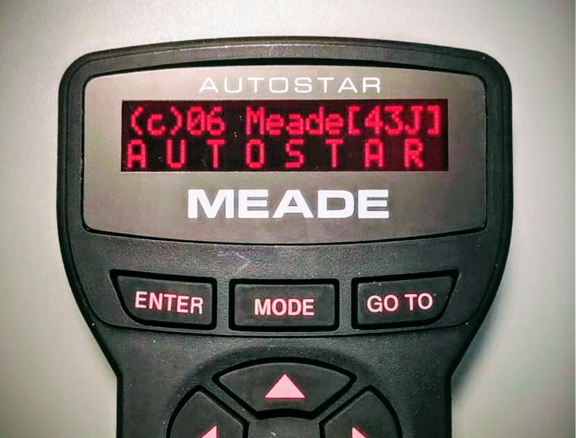 【美品-完動品】Meade / ミード ETX90 105 125用 / Autostar #497 最終日本語バージョン43J