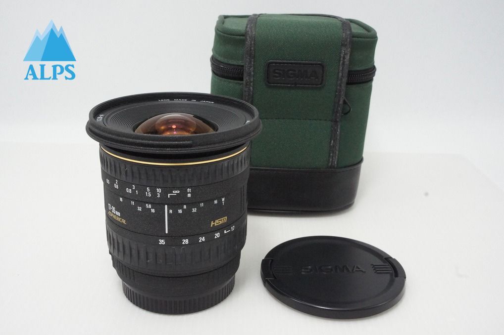 訳あり品 SIGMA シグマ AF 17-35mm F2.8-4 EX HSM ASPHERICAL Canon キヤノン EFマウント ケース付 260529d【アルプスカメラ】