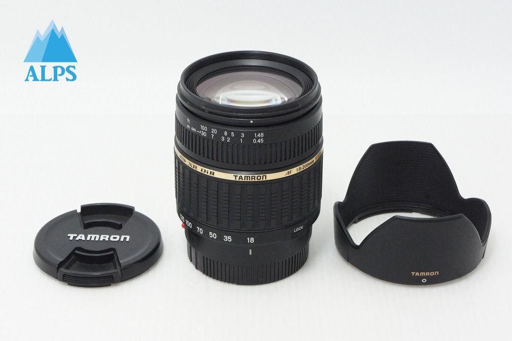 美品 TAMRON AF 18-200mm F3.5-6.3 XR Di II LD Aspherical IF MACRO A14 SONY MINOLTA αマウント フード付 260514q【アルプスカメラ】