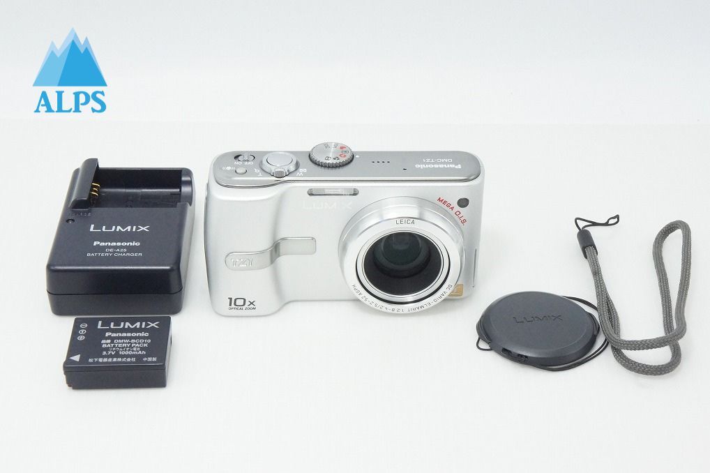 良品 Panasonic パナソニック LUMIX DMC-TZ1 コンパクトデジタルカメラ シルキーシルバー 260521x【アルプスカメラ】