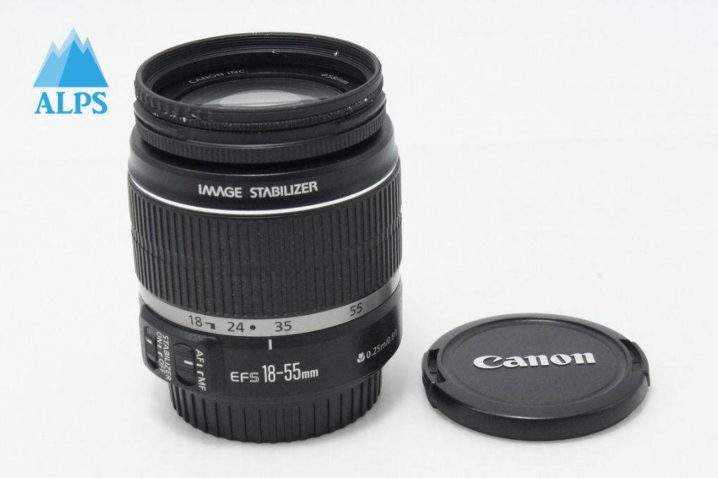 Canon キヤノン EF-S 18-55mm F3.5-5.6 IS APS-C ズームレンズ 260528d【アルプスカメラ】