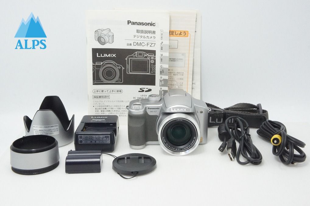 良品 Panasonic パナソニック LUMIX DMC-FZ7 デジタルカメラ シルバー 260603d【アルプスカメラ】
