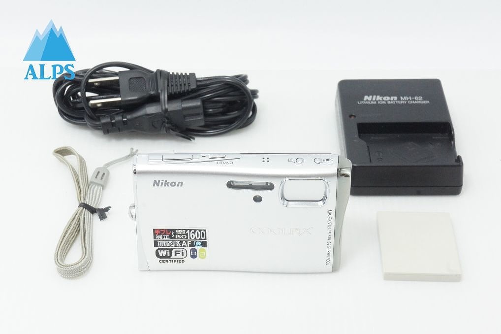 良品 Nikon ニコン COOLPIX S50c コンパクトデジタルカメラ グロスシルバー 260525l【アルプスカメラ】