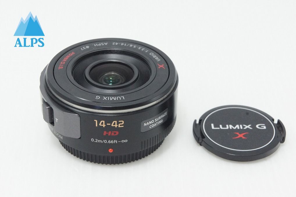 良品 Panasonic LUMIX G X VARIO PZ 14-42mm F3.5-5.6 ASPH. POWER O.I.S. H-PS14042 マイクロフォーサーズ 260608i【アルプスカメラ】