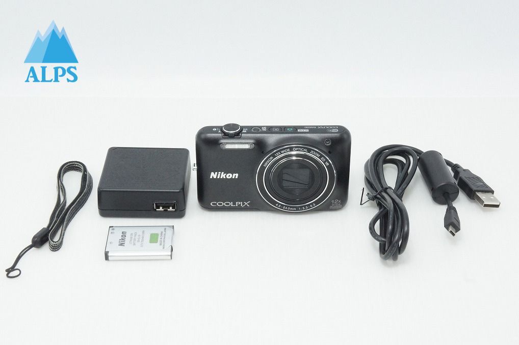 良品 Nikon ニコン COOLPIX S6600 コンパクトデジタルカメラ スマートブラック 260610ad【アルプスカメラ】