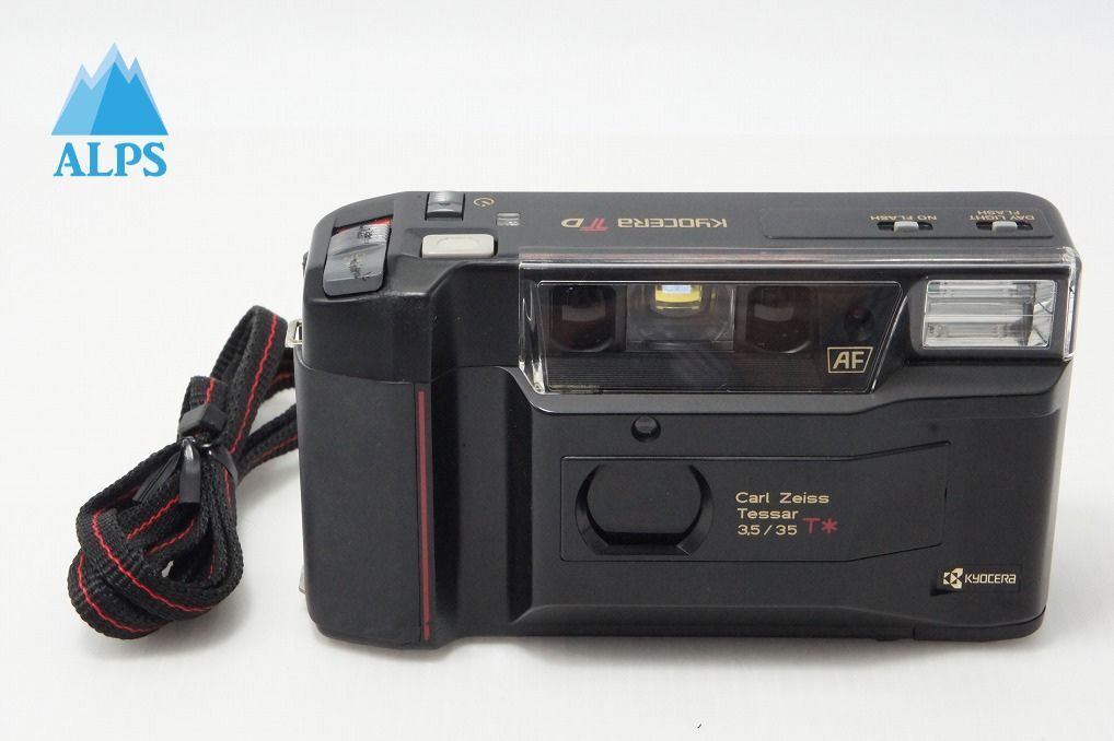 訳あり品 KYOCERA TD Yashica T2 D (Carl Zeiss Tessar T* 35mm F3.5) 35mmコンパクトフィルムカメラ 260611f【アルプスカメラ】