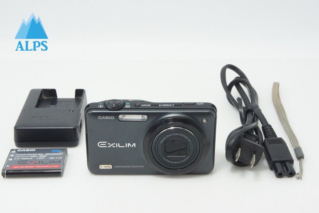 良品 CASIO カシオ EXILIM EX-ZR10 コンパクトデジタルカメラ ブラック 260603e【アルプスカメラ】