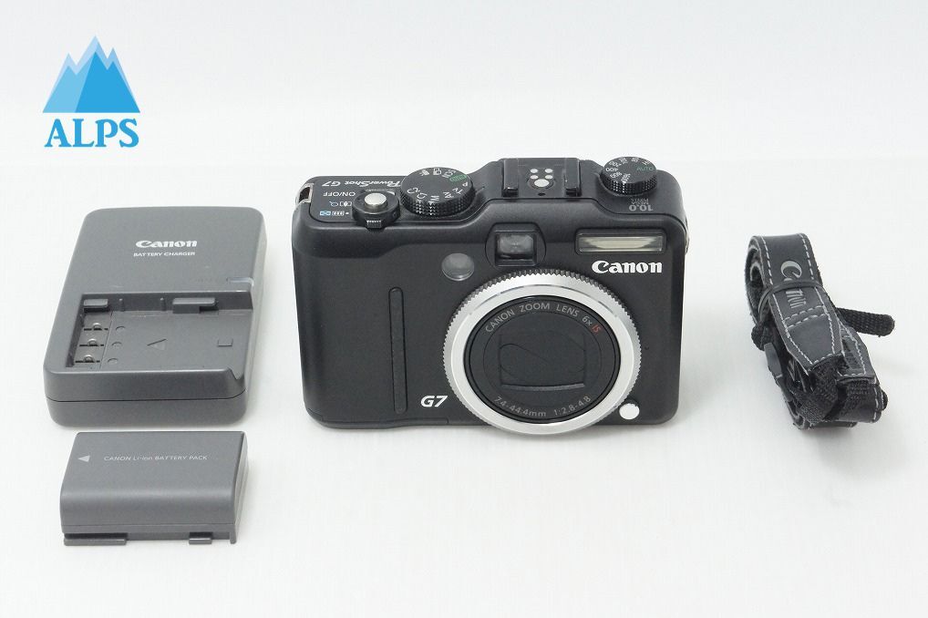 良品 Canon キヤノン PowerShot G7 コンパクトデジタルカメラ ブラック 260611a【アルプスカメラ】