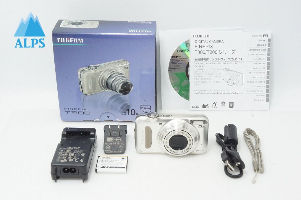 良品 FUJIFILM フジフィルム FinePix T300 コンパクトデジタルカメラ シャンパンゴールド 元箱付 260611o【アルプスカメラ】