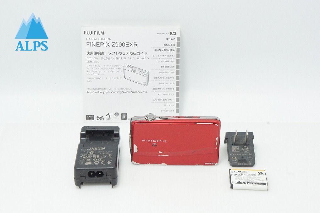 FUJIFILM フジフィルム FinePix Z900EXR コンパクトデジタルカメラ レッド 260612g【アルプスカメラ】