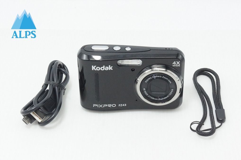 美品 Kodak コダック PIXPRO FZ43 コンパクトデジタルカメラ ブラック 260612q【アルプスカメラ】