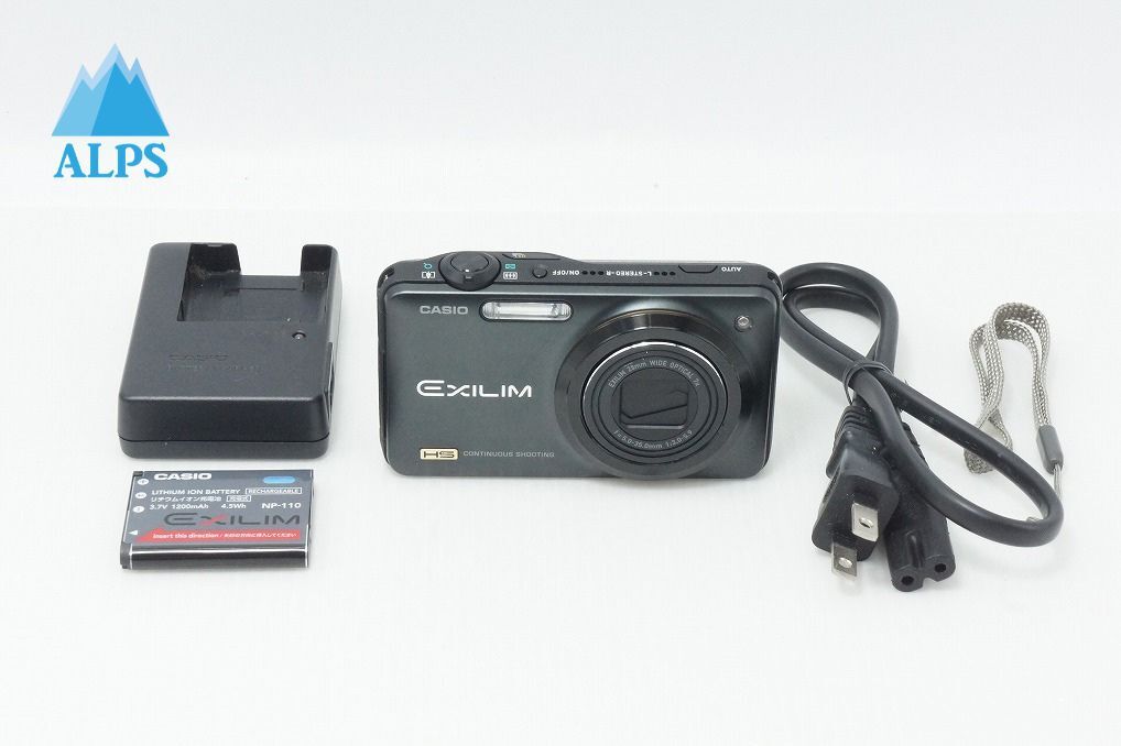 美品 CASIO カシオ EXILIM EX-ZR10 コンパクトデジタルカメラ ブラック 260615c【アルプスカメラ】