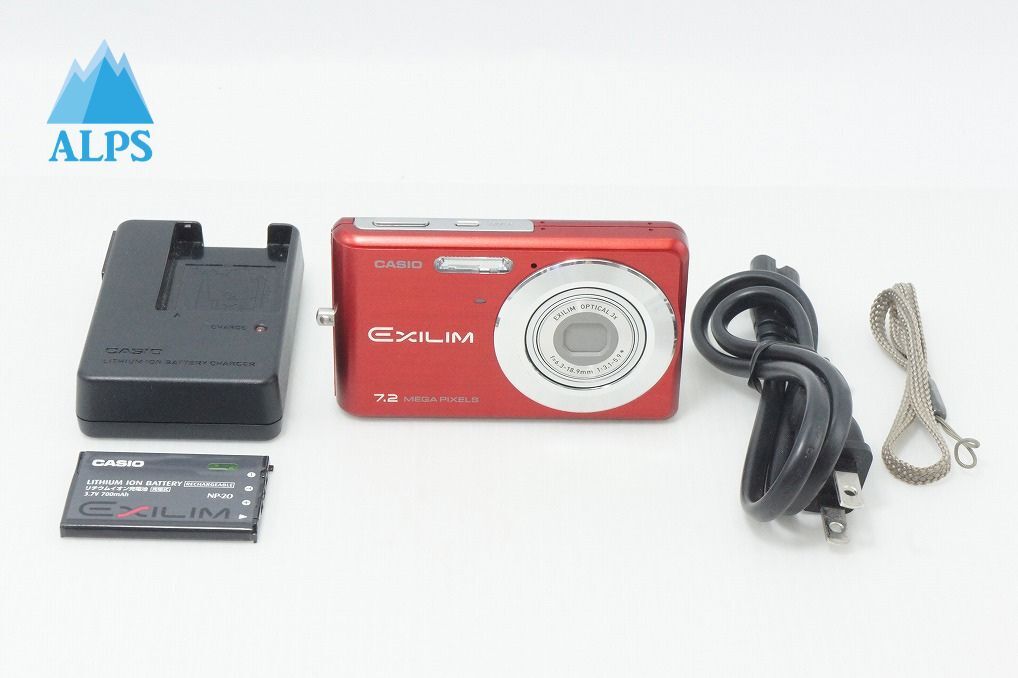 美品 CASIO カシオ EXILIM EX-Z77 コンパクトデジタルカメラ レッド 260612i【アルプスカメラ】