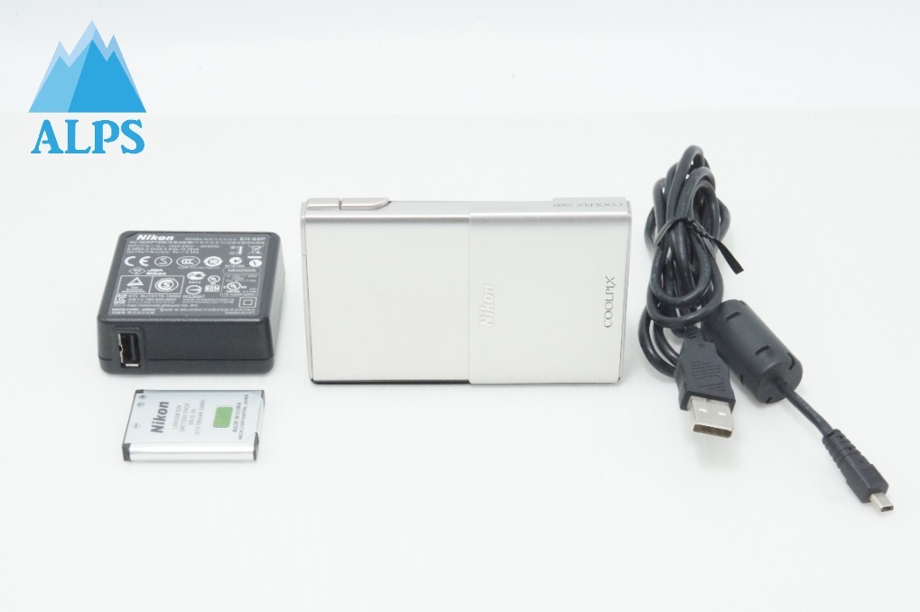 良品 Nikon ニコン COOLPIX S100 コンパクトデジタルカメラ シルバー 260616b【アルプスカメラ】